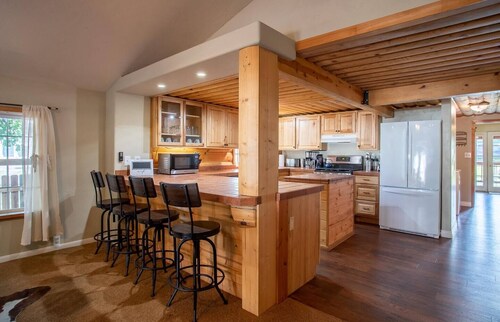 Bungalow near downtown Stevensville offers both rustic charm and small town vibes.