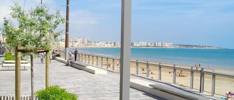 Accommodatie ligt op het strand