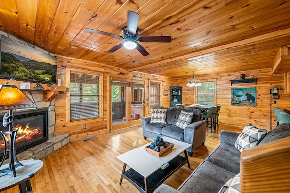 Älytelevisio, takka