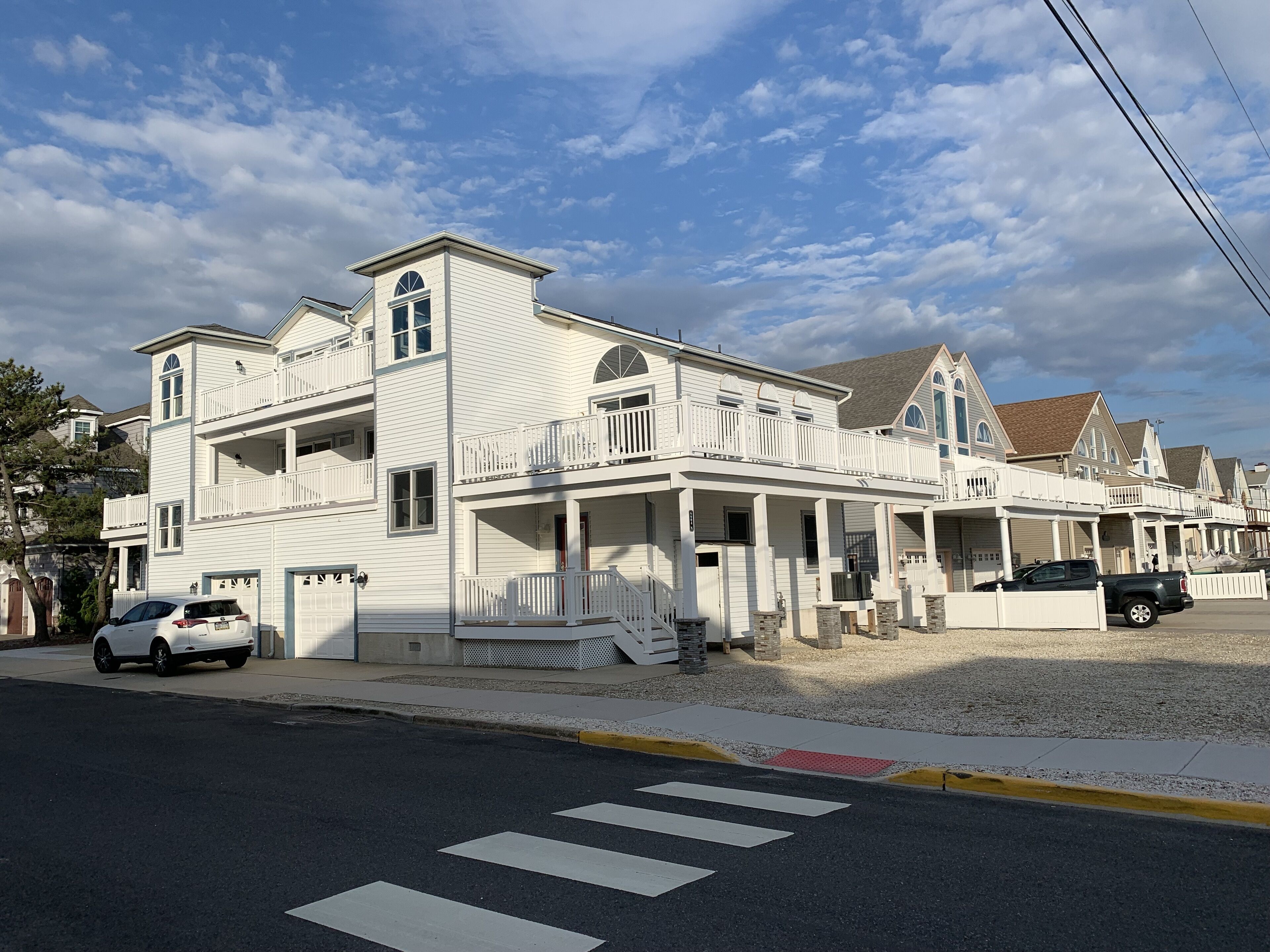GREAT unit is right across the street from the beach.