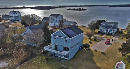 Waterfront Salt Pond House, water view and dock