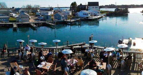 Waterfront Salt Pond House, water view and dock