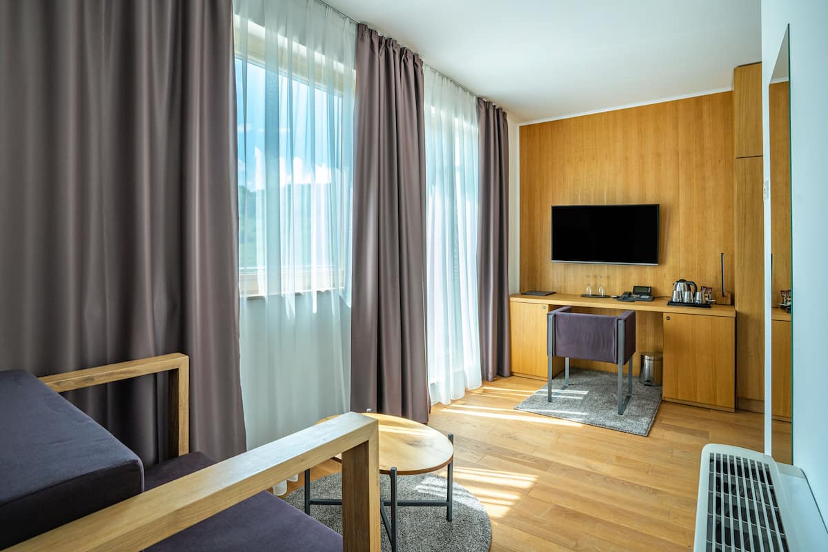 Standaard studio suite | 1 slaapkamer, een minibar, een kluis op de kamer, een bureau
