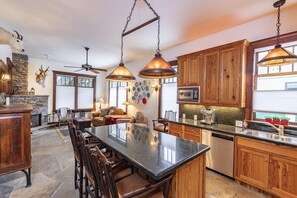 Fridge, microwave, oven, stovetop - HERITAGE HOUSE- Classic Victorian Home in the Heart of Telluride (Telluride)