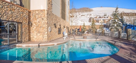 Studio | Pool | Indoor pool, a heated pool