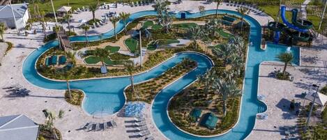 屋外プール、温水プール