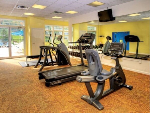 Fitness facility - Hot SKI-in SKI-out Rentals Bentley Brook Resort! (Hancock)