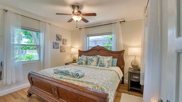 2 bedrooms, iron/ironing board, travel crib, free WiFi