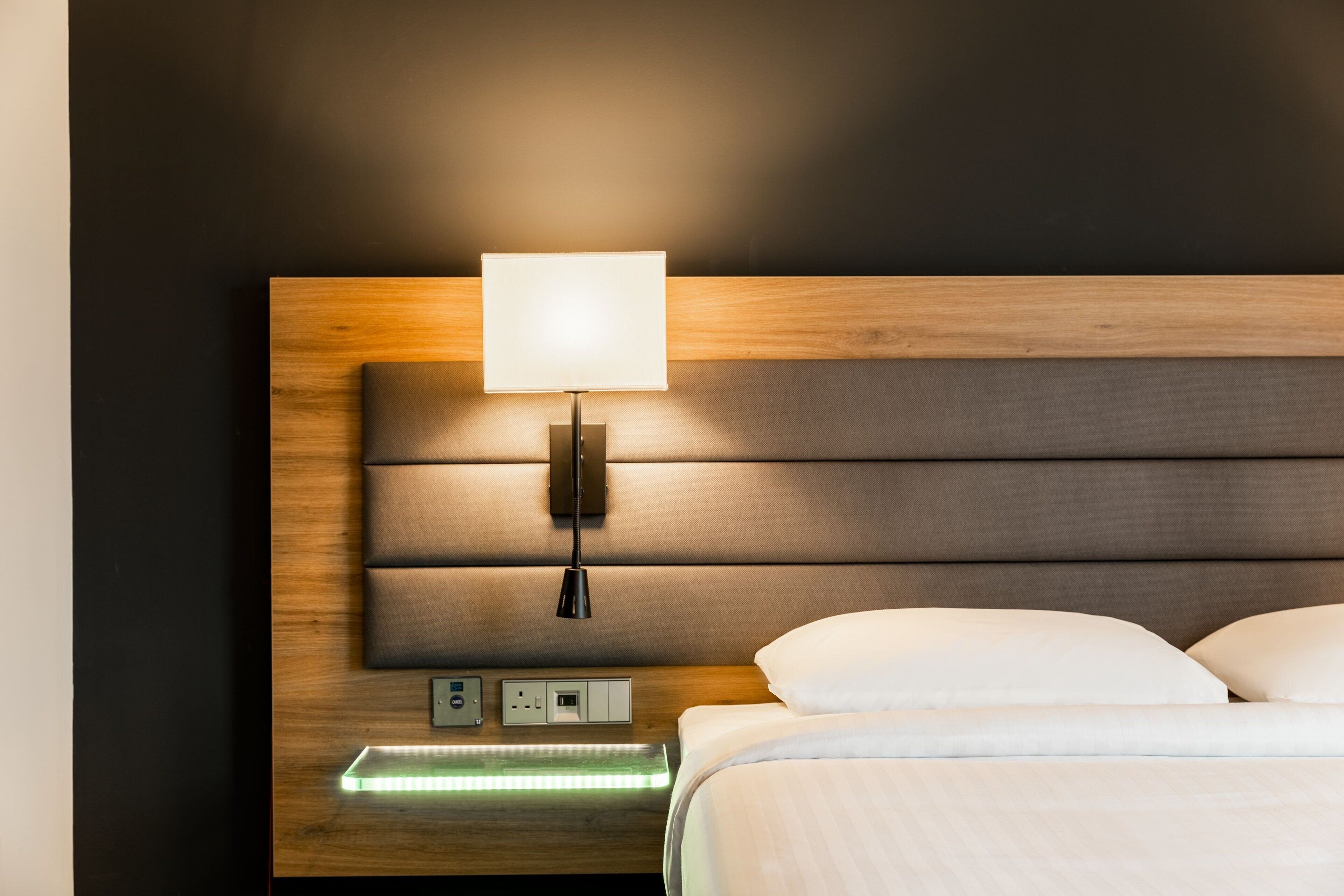 1 bedroom, laptop workspace, blackout curtains, soundproofing