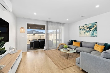 In this large, bright and airy open lounge, it has Air-conditioning and large TV where you can enjoy streaming your favourite movies from Netflix while relaxing on comfortable sofa.