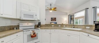 Its a beautiful house for your vacation with heated pool and screen enclosure.