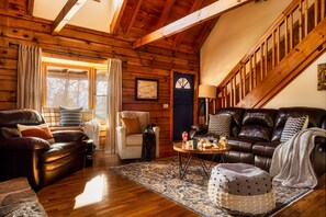 Smart TV, fireplace, video games