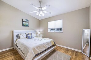 3 bedrooms, iron/ironing board, travel cot, WiFi