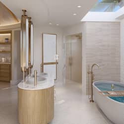 Asombroso Rondoval Butler Villa w/ Private Pool | Bathroom | Shower, hair dryer, towels