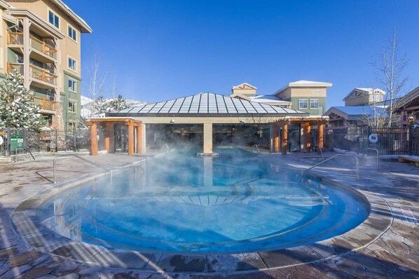 Indoor pool, outdoor pool