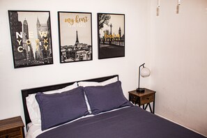 3 habitaciones, tabla de planchar con plancha y wifi gratis 
