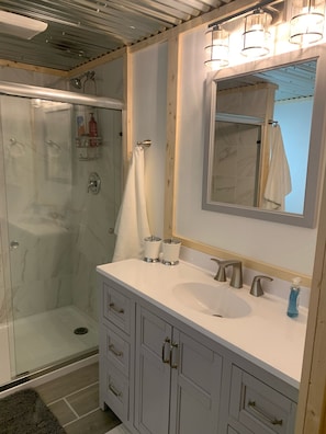 Dusche, Handtücher