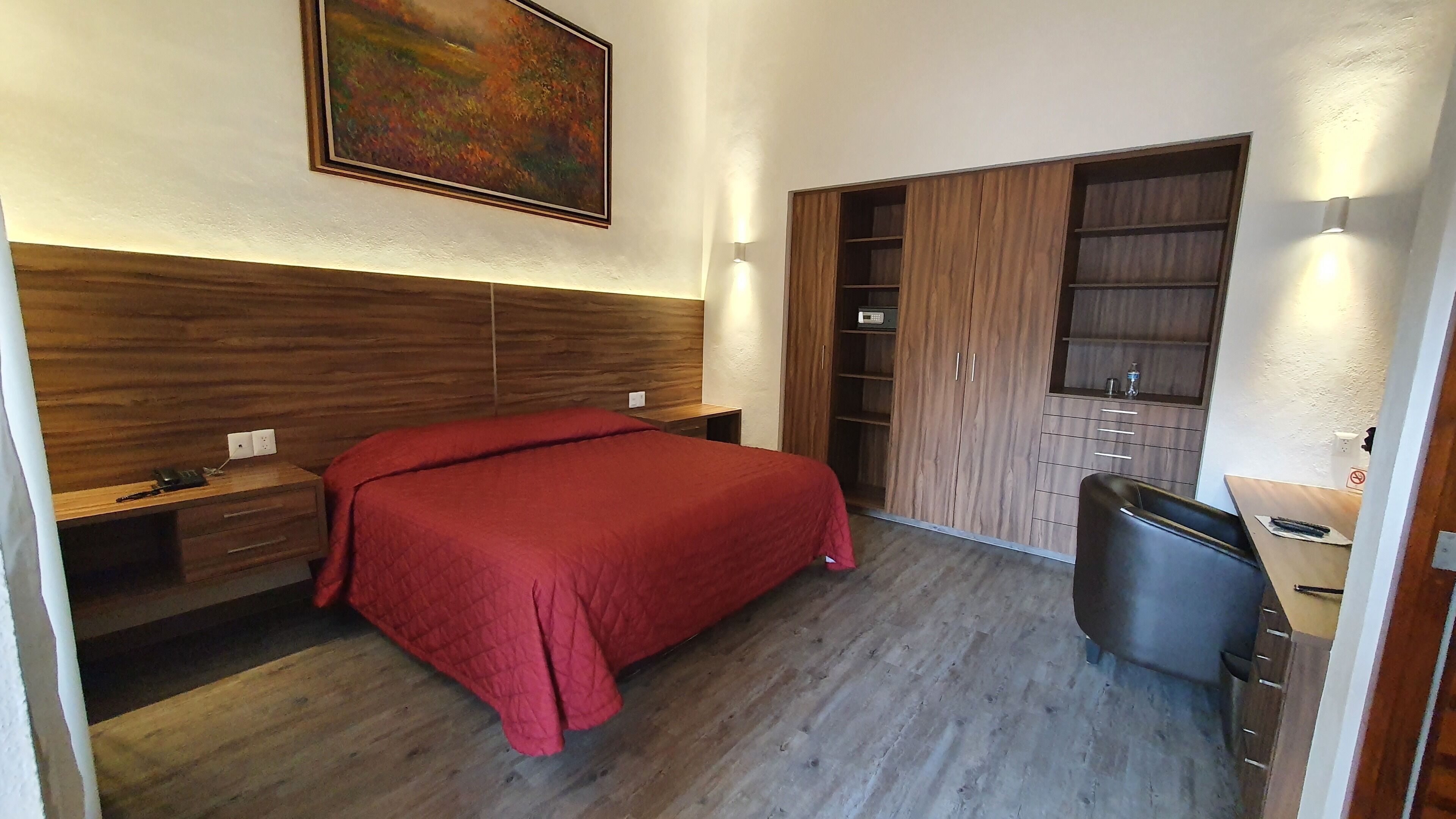 In-room safe, desk, laptop workspace, blackout curtains