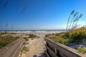 Accommodatie ligt op het strand