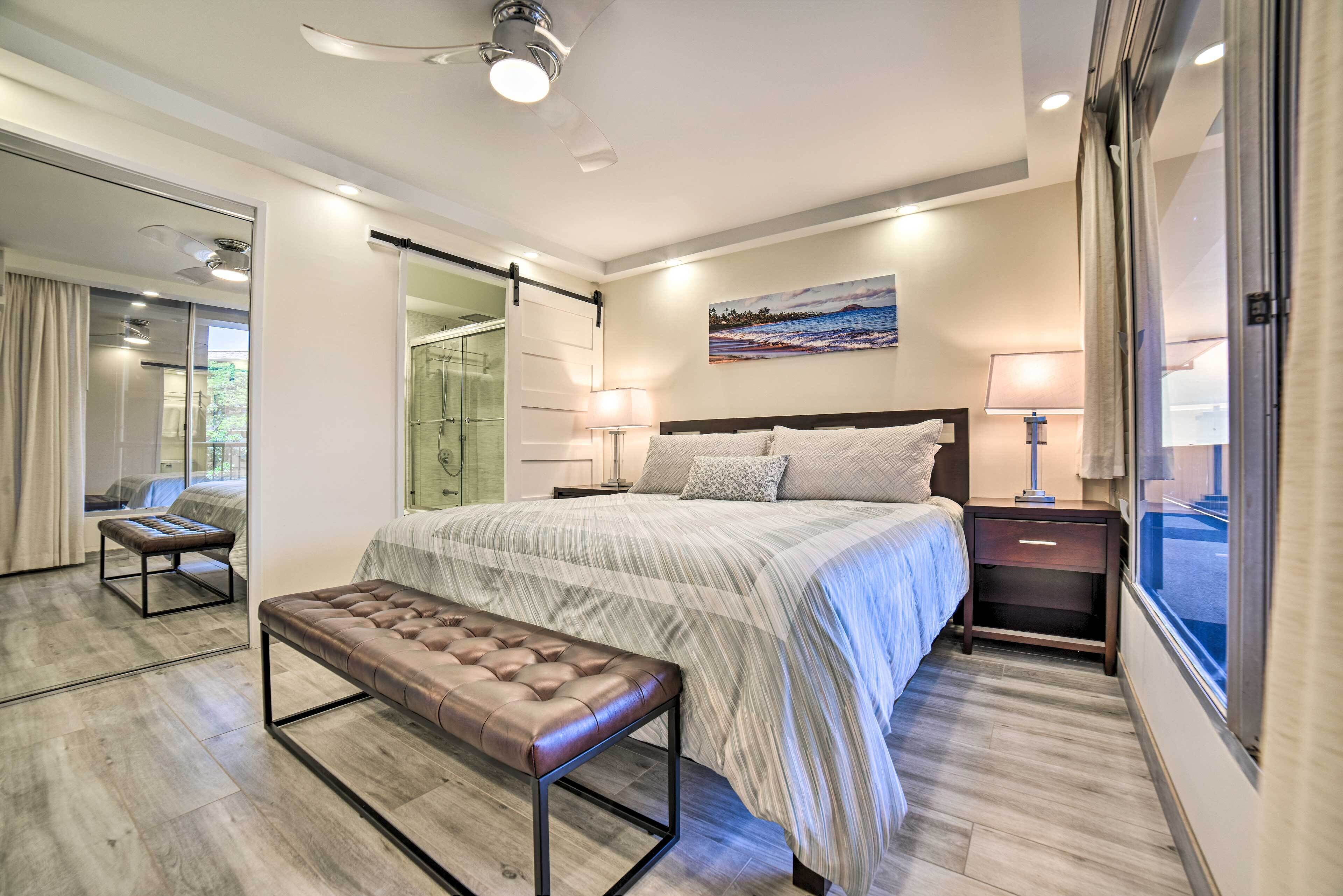 2 bedrooms, iron/ironing board, internet, bed sheets