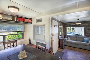 Interior - Coastal PNW Gem w/ Hot Tub - Walk to Beach! (Grayland)