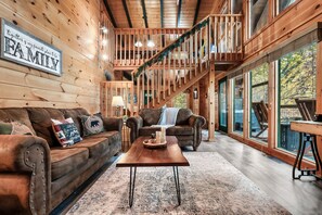 Smart TV, fireplace, video games, books