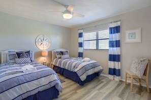 2 bedrooms, desk, iron/ironing board, free WiFi