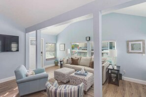 House, Multiple Beds | Living room