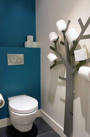 Shower, hair dryer