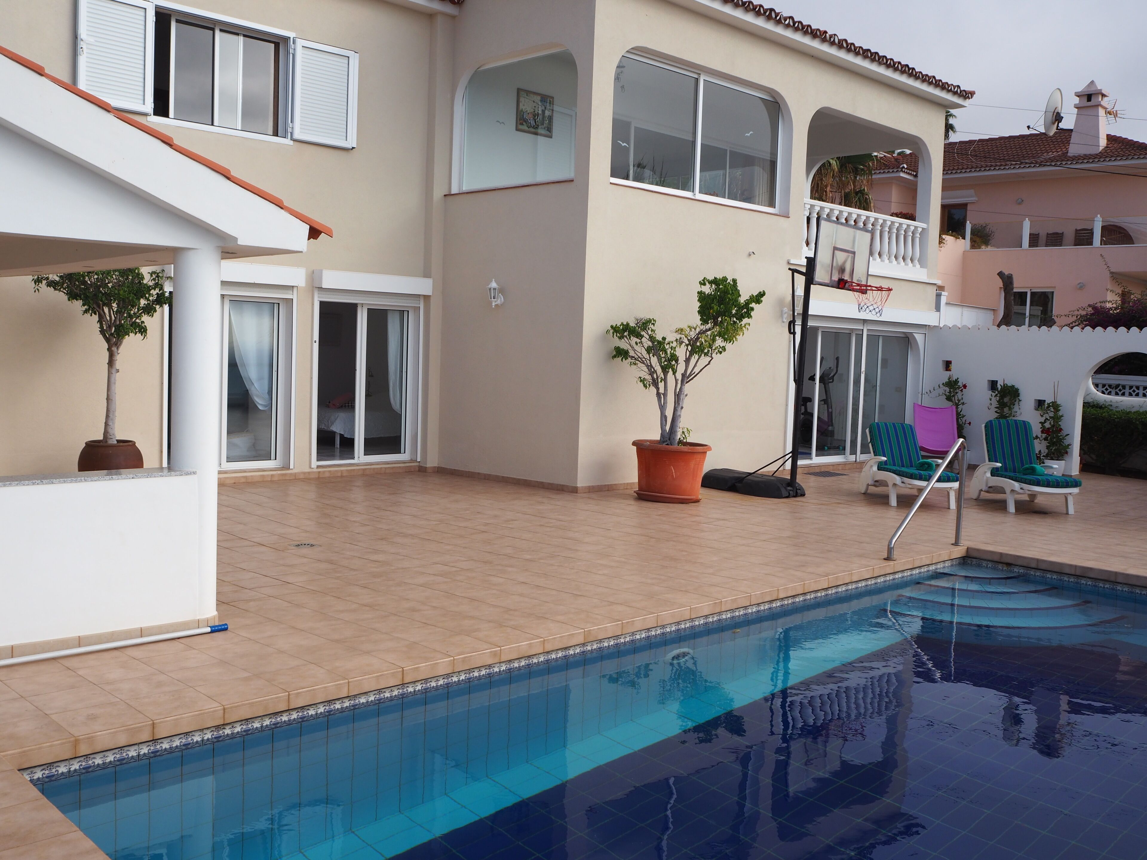 屋外プール、温水プール