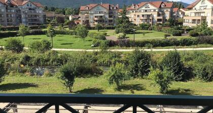 Charming studio 9 in the heart of Divonne Les Bains, near lake, mountain views