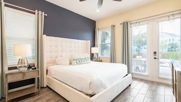 3 bedrooms, in-room safe, iron/ironing board, free WiFi