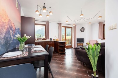 Apartment with a View of the Tatra Mountains | Balcony | Garage Parking
