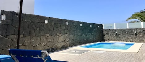 Udendørs pool, opvarmet pool