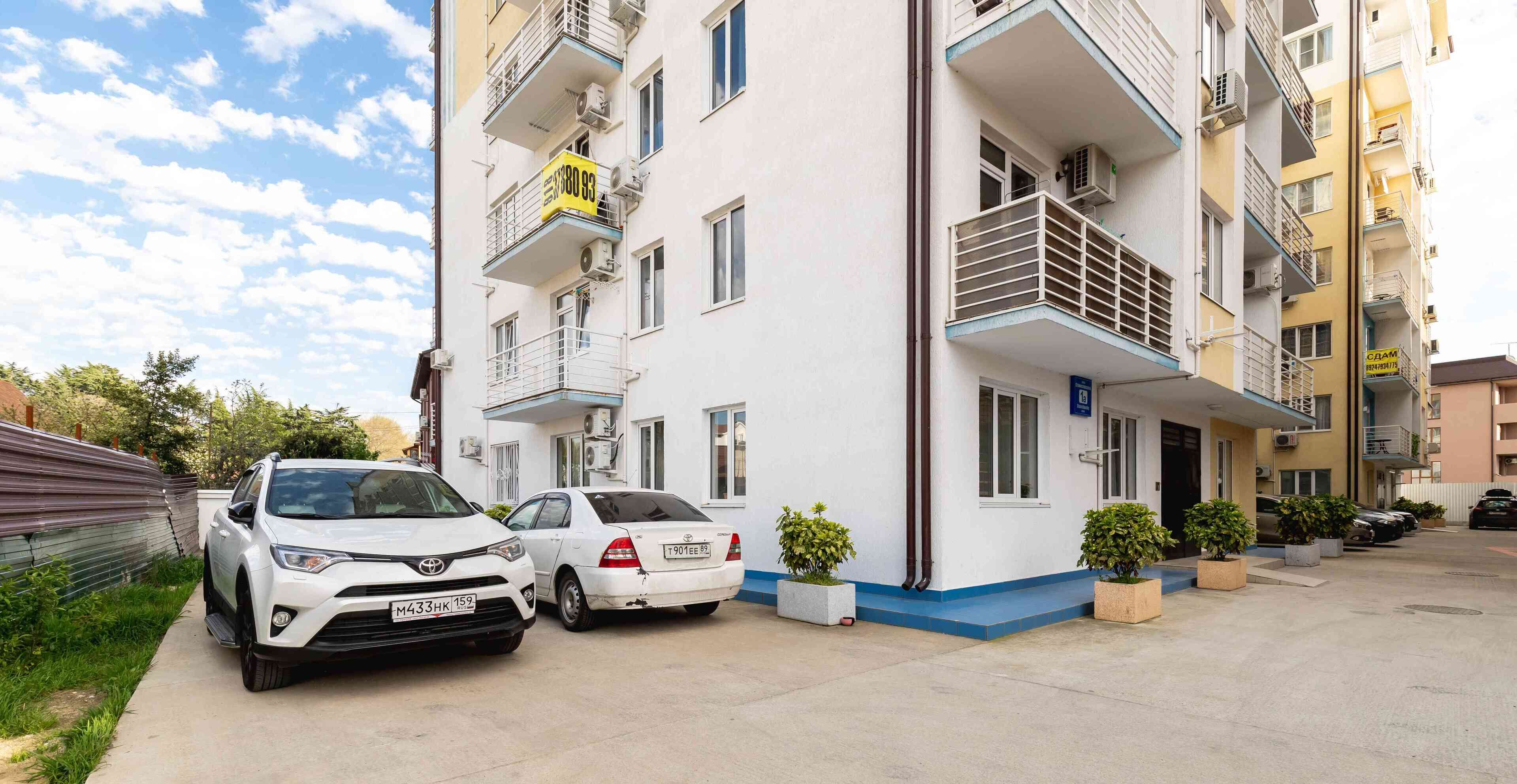 Fassade der Unterkunft