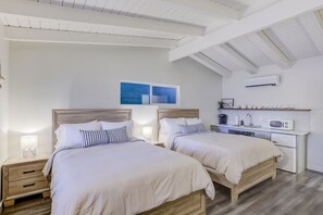 Desk, iron/ironing board, travel cot, free WiFi