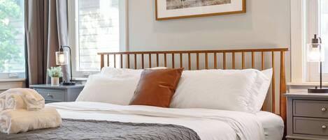 4 habitaciones y ropa de cama hipoalergénica