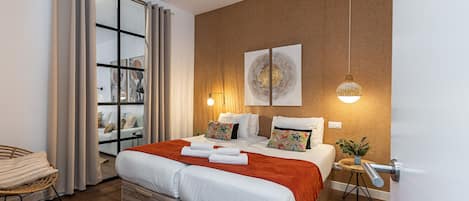2 habitaciones, tabla de planchar con plancha y wifi gratis