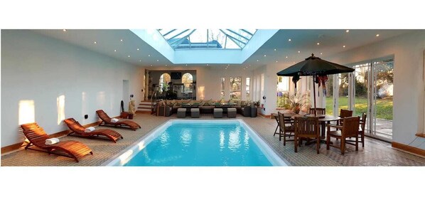 Indoor pool, outdoor pool