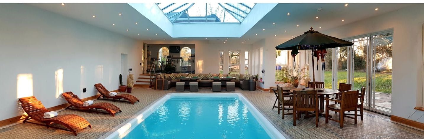 Indoor pool, outdoor pool