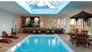 Indoor pool, outdoor pool