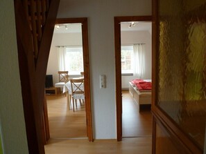 2 bedrooms, bed sheets