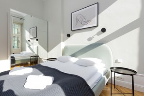 1 habitación y ropa de cama 