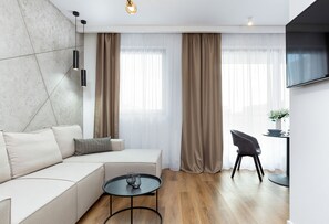 Living room - Apartments Cybernetyki Warsaw by Renters (Warsaw)