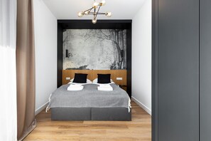 1 bedroom, cribs/infant beds, bed sheets - Apartments Cybernetyki Warsaw by Renters (Warsaw)