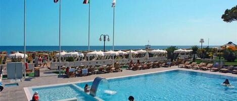 Blick von der Unterkunft