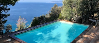 Gorgeous villa with private pool and private beach