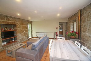 Fernseher, Kamin