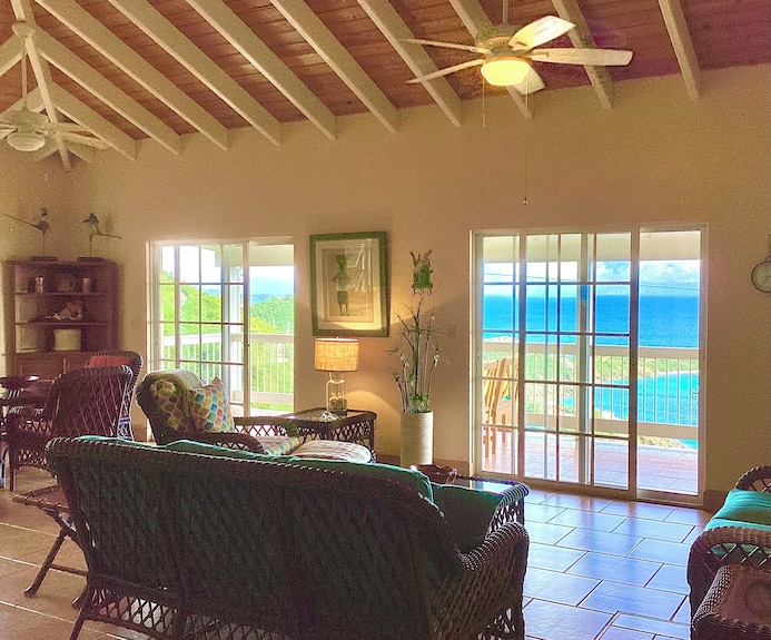 Nancy's Folly Villa - Fabulous Home - Overlooking Dazzling Rendezvous Bay - Cruz Bay