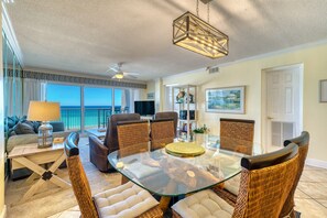 Dining - A403 | Beachfront with Beach Service, Pool, & WiFi (Miramar Beach)